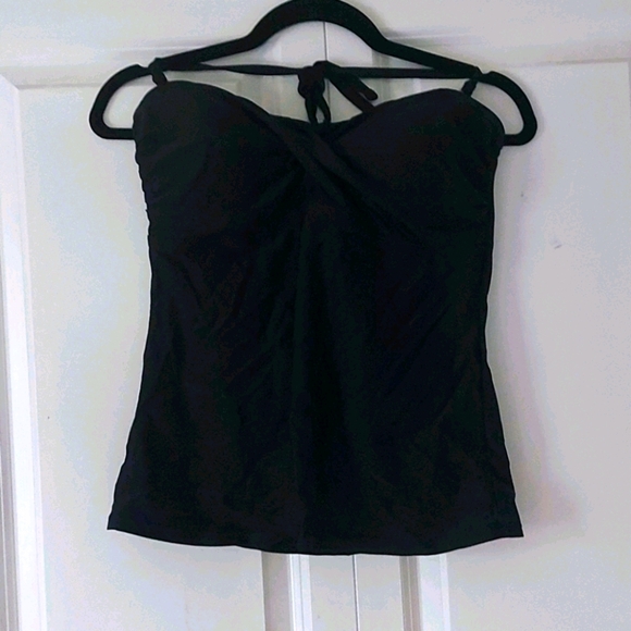 Black Tanktop/swim top - Picture 4 of 11